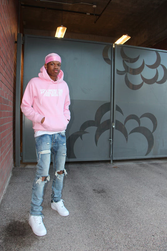 Pink Hoodie "You Were The Problem Not The Money"